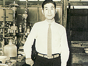 Tatsuo Katsumura in the research room